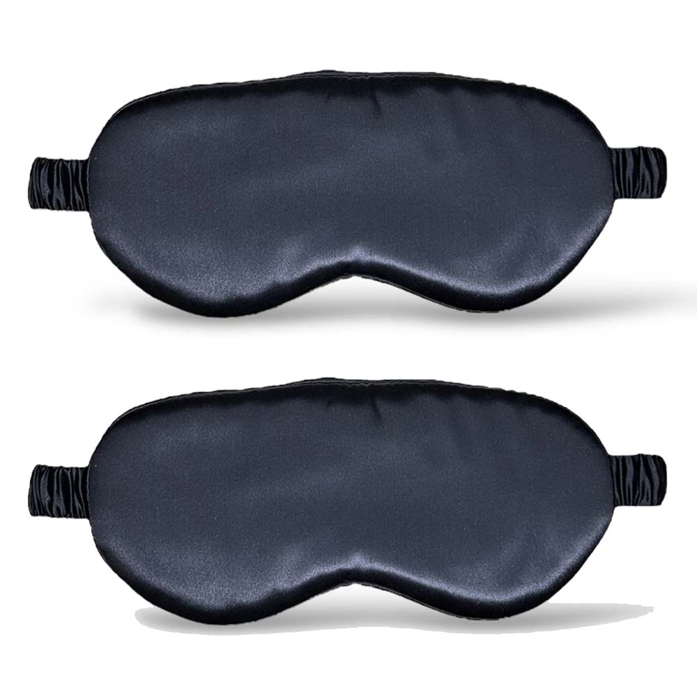 2x Cooling Silk Eye Mask